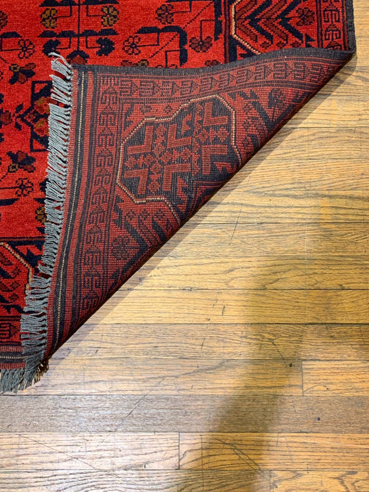 Terkaman Tribal Afghan Oriental Rug, size 6" x 5"