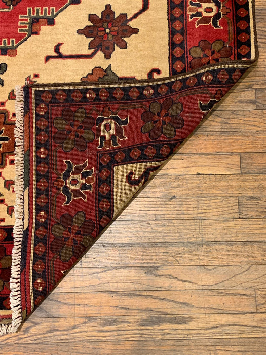 Terkaman Tribal Afghan Oriental Rug, size 5' 2" x 6' 9"