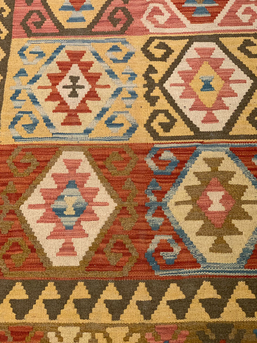 Afghan Kilim Handwoven flatweave Rug – size 4' 9" x 6' 8"
