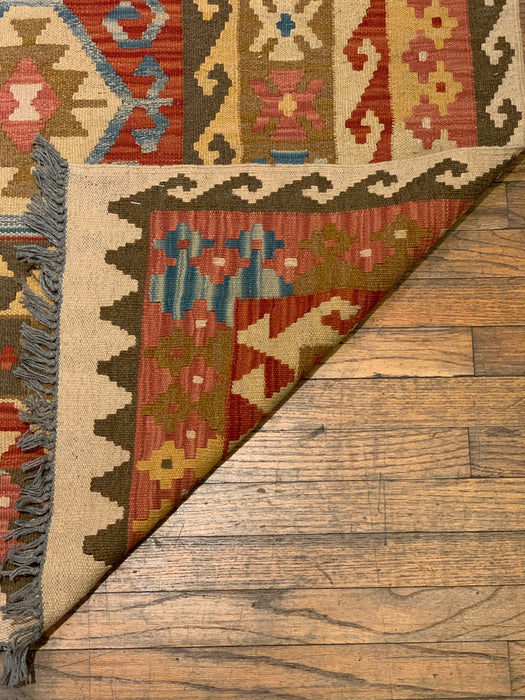 Afghan Kilim Handwoven flatweave Rug – size 4' 9" x 6' 8"