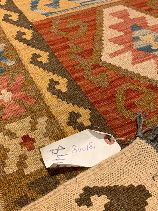 Afghan Kilim Handwoven flatweave Rug – size 4' 9" x 6' 8"