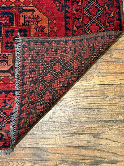 Terkaman Tribal Afghan Oriental Rug, size 5" x 6' 8"