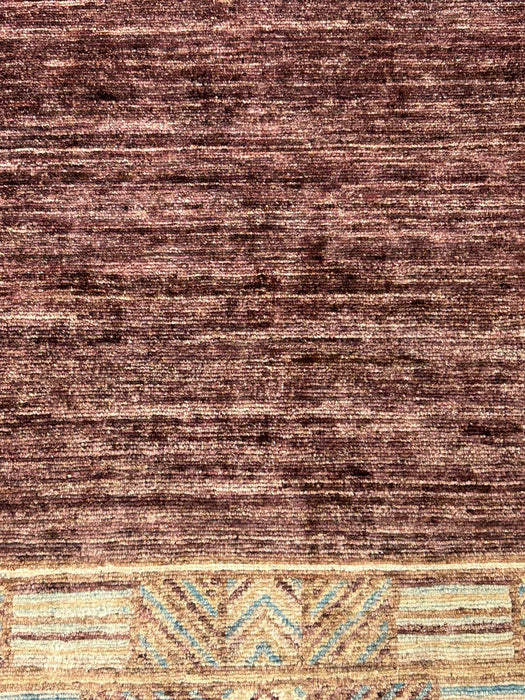 Hand-Knotted Sultanabad Vegetable-Dyed Wool Rug, 5" x 6' 5"