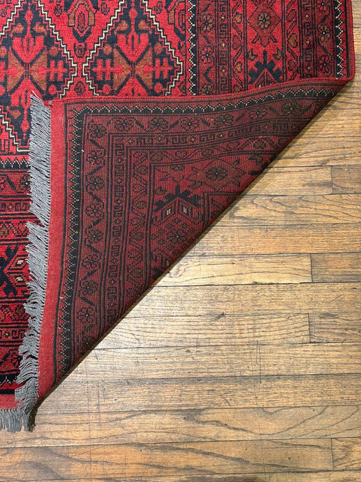 Terkaman Tribal Afghan Oriental Rug, size 5" x 6' 8"