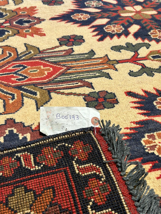 Terkaman Tribal Afghan Oriental Rug, size 5' 1" x 6' 7"