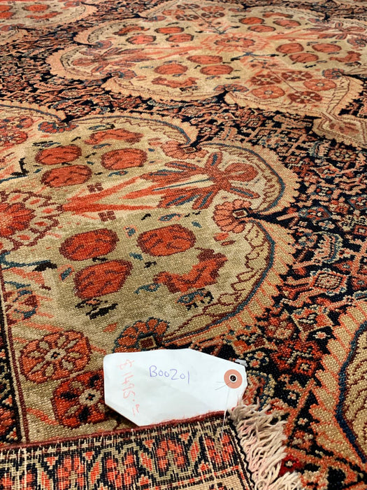 Timeless Beauty, Woven by Hand. Antique Persian Labar Kirman Rug, size 4' 3" x 6' 3" (F)