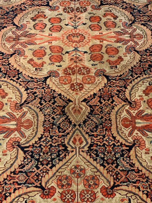Timeless Beauty, Woven by Hand. Antique Persian Labar Kirman Rug, size 4' 3" x 6' 3" (F)