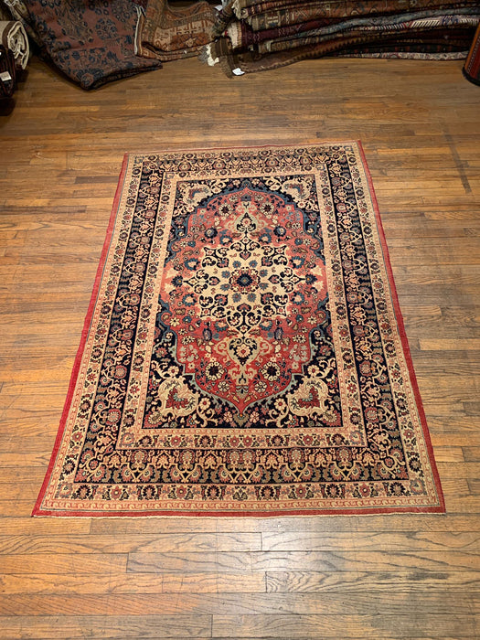 Timeless Beauty, Woven by Hand. Antique Persian lilihal Rug, size 4' 7" x 6' 7"  (F)