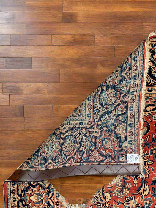 Timeless Beauty, Woven by Hand. Antique Persian Sarouk Rug, size 4' 7" x 6' 10"  (F)
