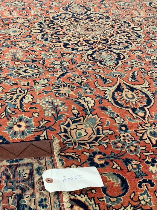 Timeless Beauty, Woven by Hand. Antique Persian Sarouk Rug, size 4' 7" x 6' 10"  (F)
