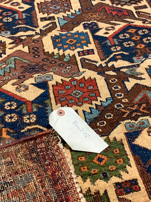 Timeless Beauty, Woven by Hand. Antique Persian Afshar Rug, size 5' 2" x 6' 2"  (F)