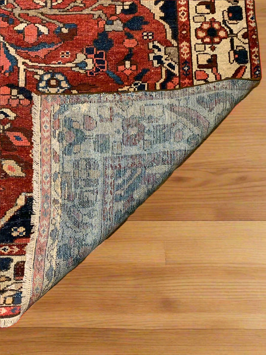 Timeless Beauty, Woven by Hand. Antique Persian Bakhtiar Rug, size 4' 5" x 6' 6"  (F)