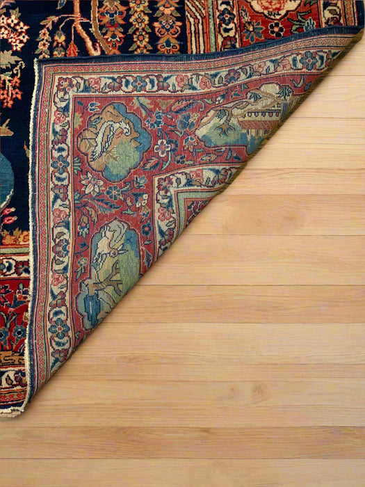 Timeless Beauty, Woven by Hand. Antique Persian Kirman Rug, size 4' 4" x 6' 6"  (F)