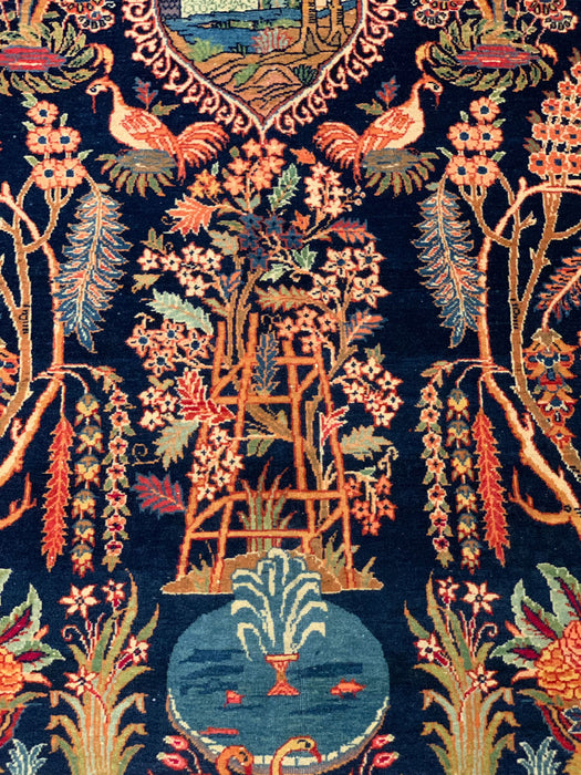 Timeless Beauty, Woven by Hand. Antique Persian Kirman Rug, size 4' 4" x 6' 6"  (F)