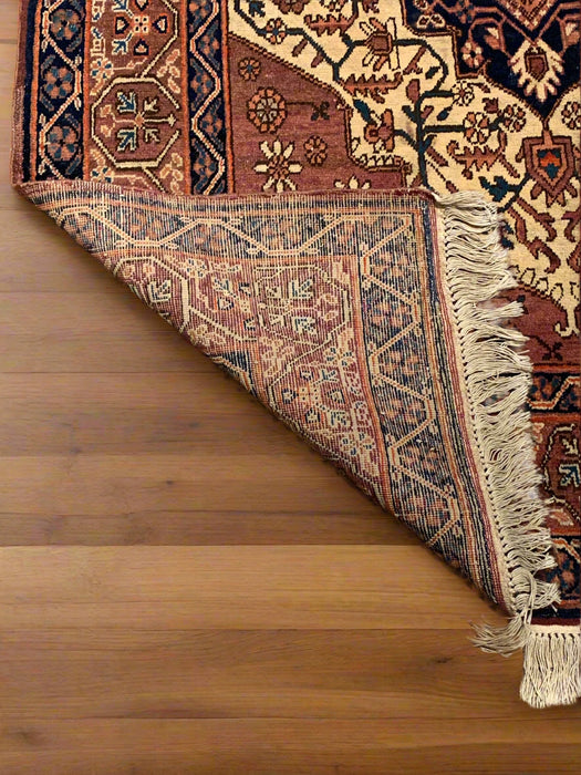Timeless Beauty, Woven by Hand. Antique Persian Tabriz Rug, size  4' 5" x 6' 7" (F) antique Persian