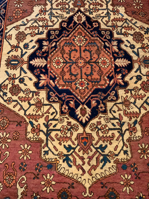 Timeless Beauty, Woven by Hand. Antique Persian Tabriz Rug, size  4' 5" x 6' 7" (F) antique Persian