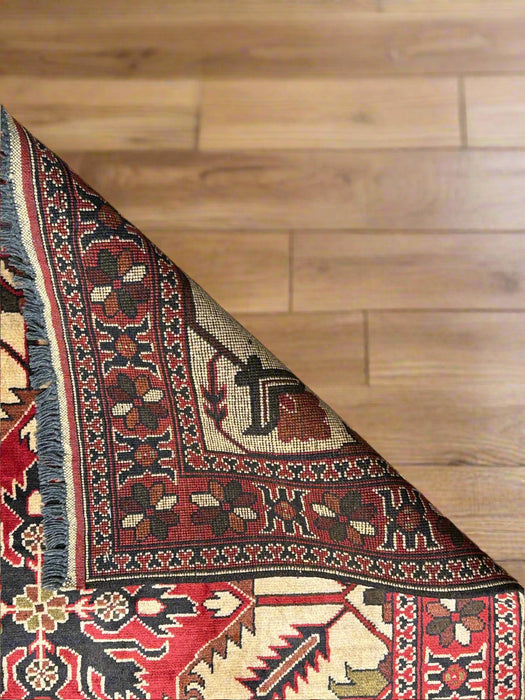 Terkaman Tribal Afghan Oriental Rug, size 4" x 6"