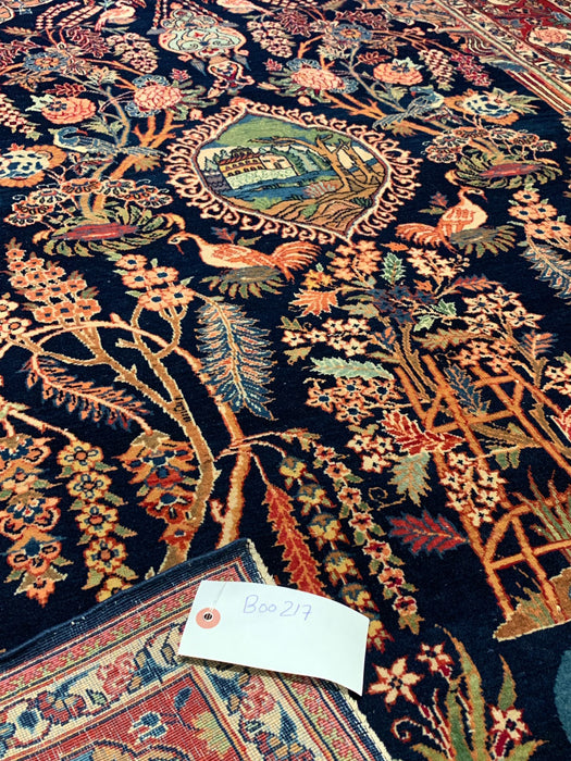 Timeless Beauty, Woven by Hand. Antique Persian Kirman Rug, size 4' 4" x 6' 6"  (F)