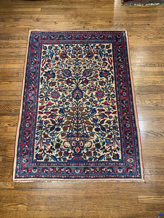 Timeless Beauty, Woven by Hand. Antique Persian Hamadan Rug, size 4" x 5' 9" (F)