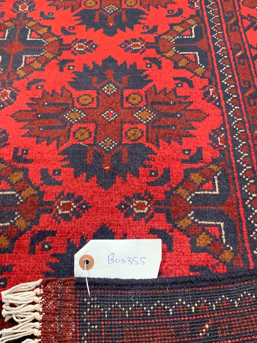 Terkaman Tribal Afghan Oriental Rug, size 3' 3" x 5"