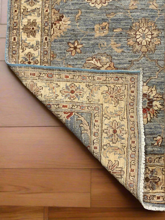 Hand-Knotted Sultanabad Vegetable-Dyed Wool Rug, 3' 5" x 5"