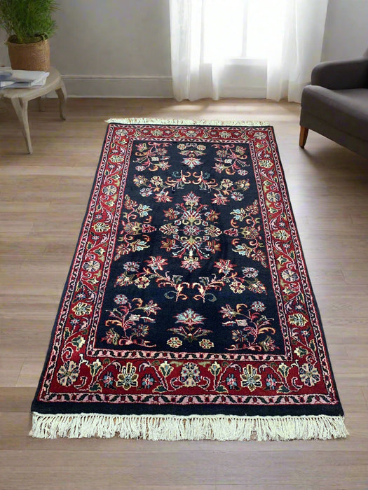 Sultanabad 100% wool Hand Made Rug - size 3" x 5"