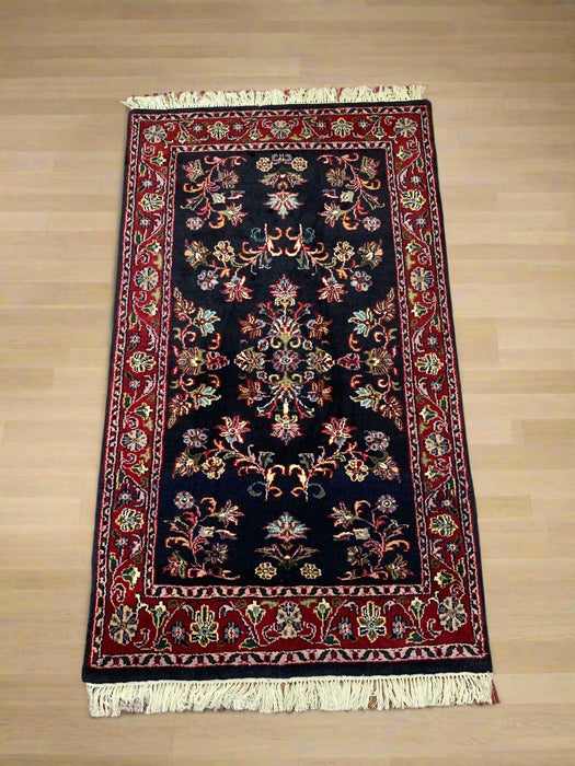 Sultanabad 100% wool Hand Made Rug - size 3" x 5"