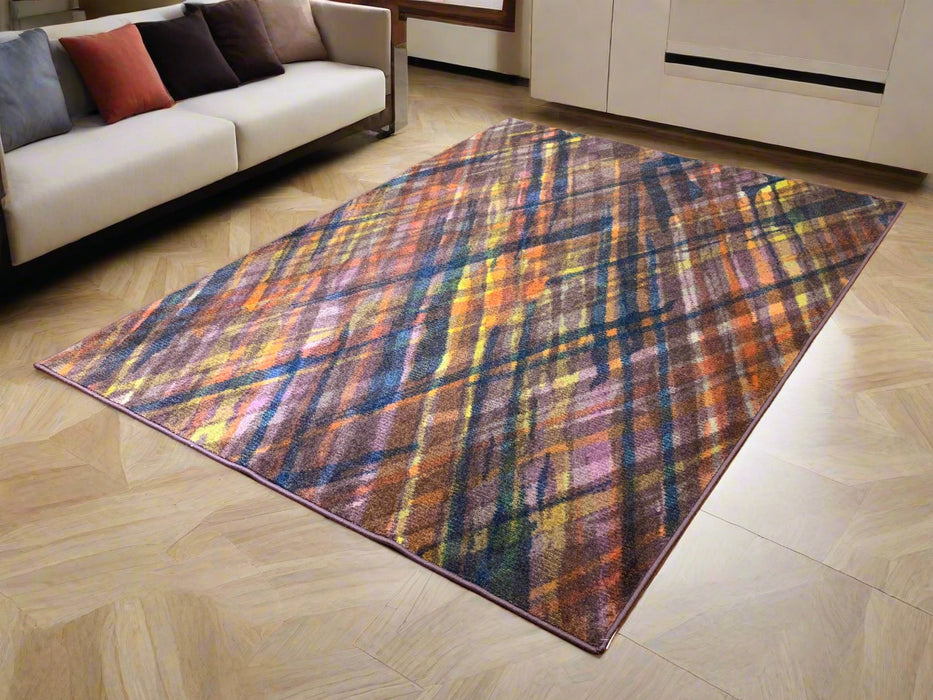 Persian-Inspired. Modern Defined. Turkish Made Rug, size 5' 3" x 7' 4" (O) machine