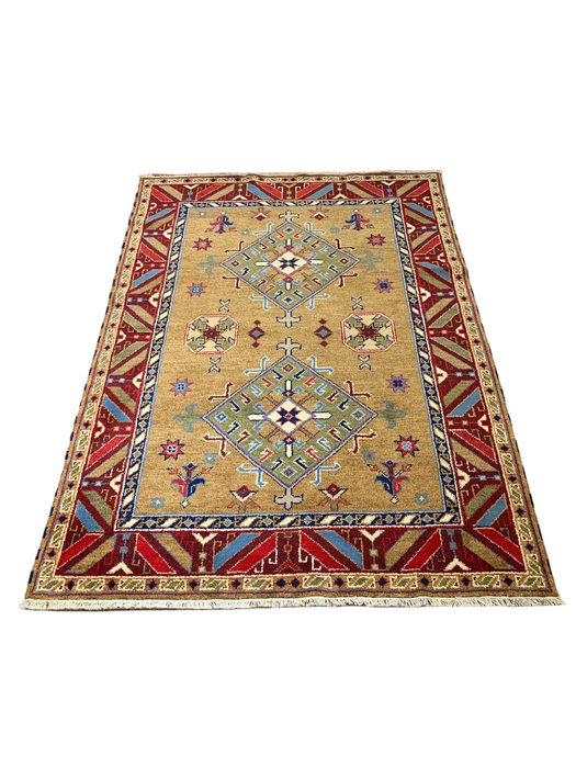 Sultanabad 100% wool Hand Made Rug - size 5' 8" x 7' 10" (P)