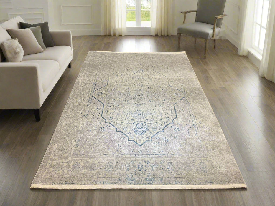 Persian-Inspired. Modern Defined. Turkish Made Rug, size 5' 2" x 7' 8" (O) machine
