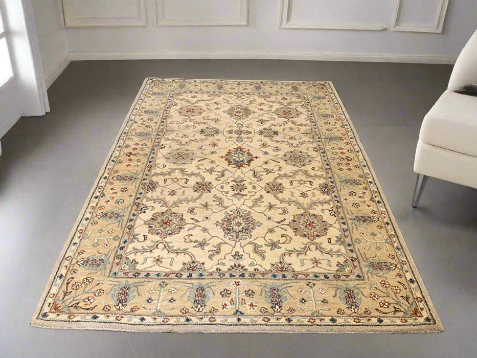 Persian-Inspired. Modern Defined. Turkish Made Rug, size 5" x 7' 4" (o) tufted