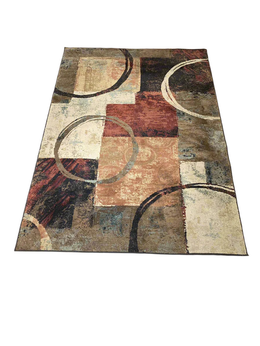 Persian-Inspired. Modern Defined. Turkish Made Rug, size 5' 3" x 7' 5" (O)