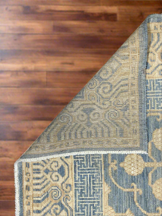 Khotan Pomegranate design Oriental Rug, size 5" x 7" (D)