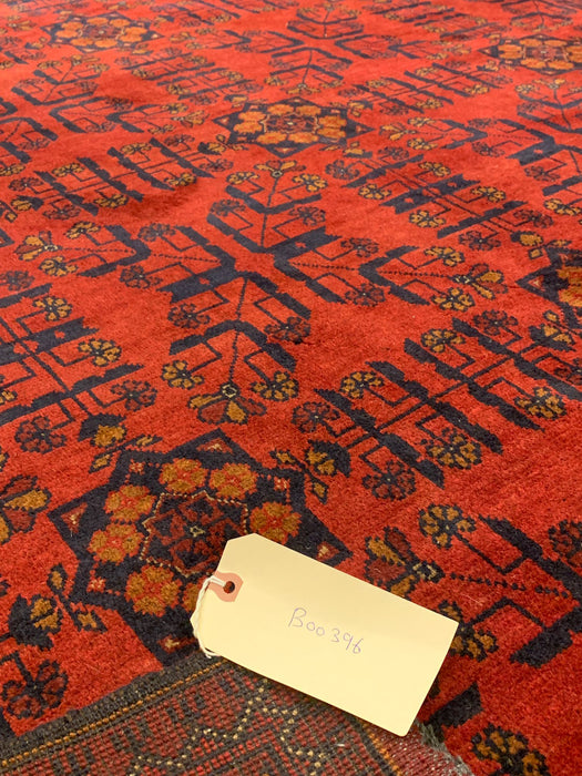 Terkaman Tribal Afghan Oriental Rug, size 6" x 8" (C)