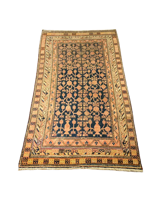 Antique Khotan Samarkand Rug, circa 1910's, size 4' 6" x 8"