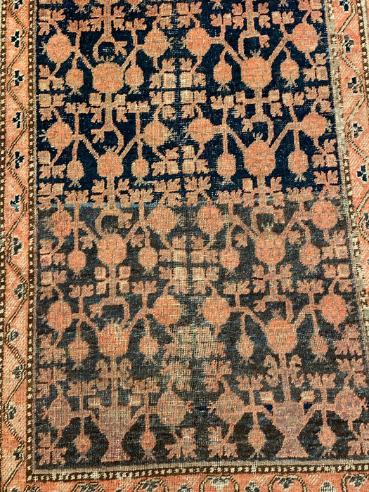 Antique Khotan Samarkand Rug, circa 1910's, size 4' 6" x 8"
