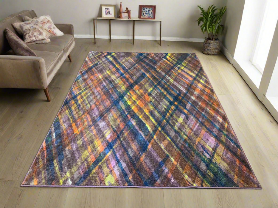Persian-Inspired. Modern Defined. Turkish Made Rug, size 5' 3" x 7' 4" (O) machine