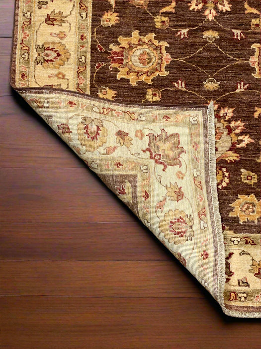 Hand-Knotted Sultanabad Vegetable-Dyed Wool Rug, 3' 4" x 4' 2"  (K)