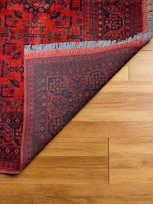 Terkaman Tribal Afghan Oriental Rug, size 5' 9" x 8' 1"  (C)