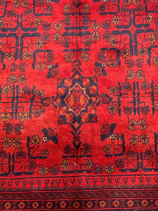 Terkaman Tribal Afghan Oriental Rug, size 5' 9" x 8' 1"  (C)