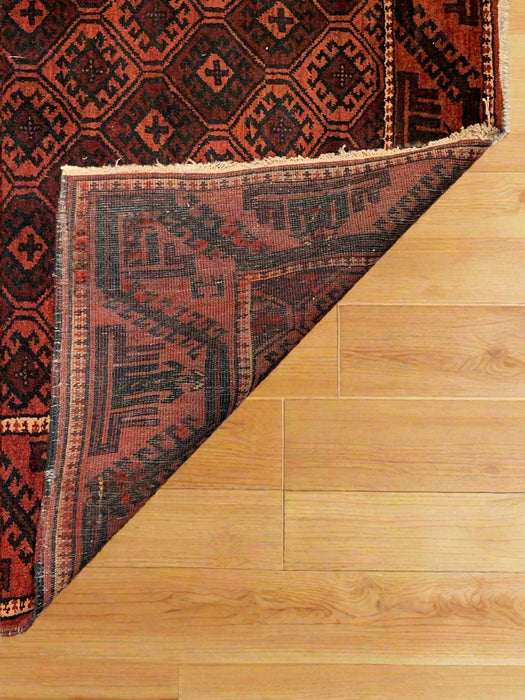 Terkaman Tribal Baluch Oriental Rug; 4' 4" x 8' 4"  (A)