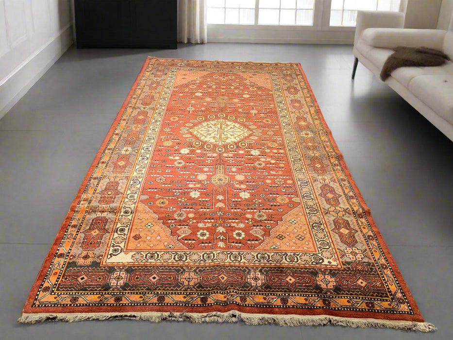 Antique Khotan Samarkand Rug, circa 1910's, size 6' 2" x 10' 8"