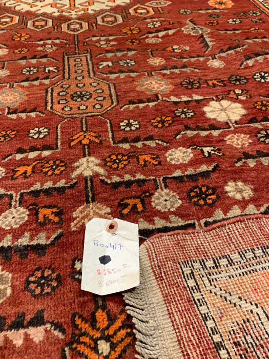 Antique Khotan Samarkand Rug, circa 1910's, size 6' 2" x 10' 8"