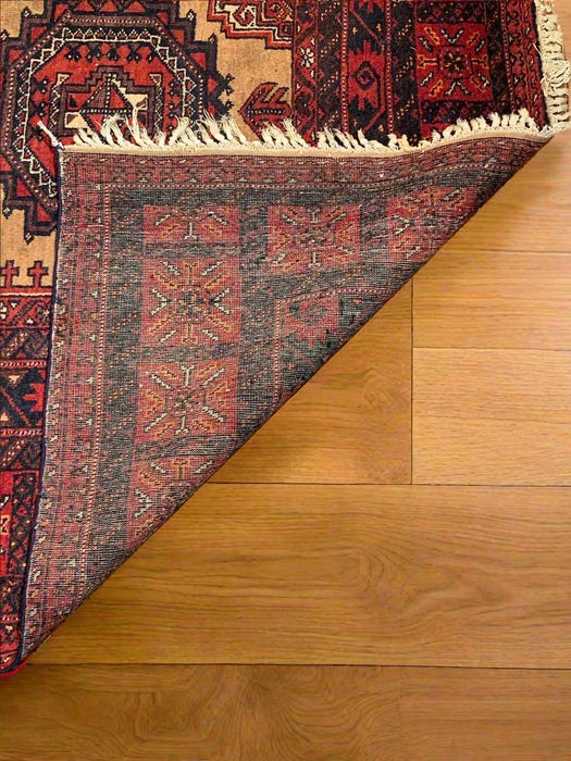 Terkaman Tribal Baluch Oriental Rug; 4' 4" x 8' 7"  (A)