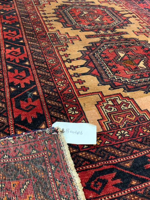 Terkaman Tribal Baluch Oriental Rug; 4' 4" x 8' 7"  (A)