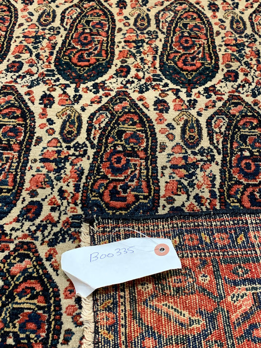 Timeless Beauty, Woven by Hand. Antique Persian Senna Rug, size 3' 6" x 4' 4" (F)