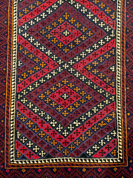 Terkaman Tribal Baluch Oriental Rug; 2' 9" x 4' 6" (A)