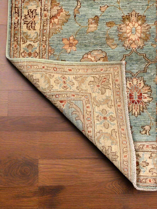 Hand-Knotted Sultanabad Vegetable-Dyed Wool Rug, 3' 2" x 5' 2"