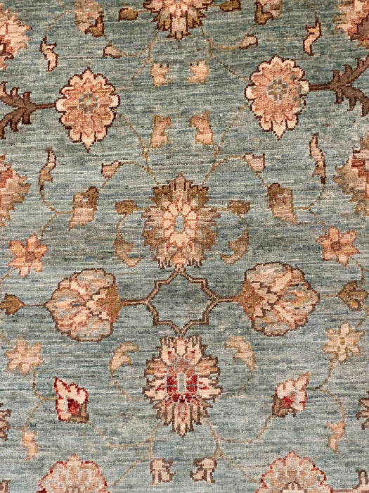 Hand-Knotted Sultanabad Vegetable-Dyed Wool Rug, 3' 2" x 5' 2"