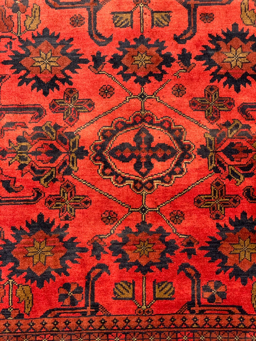 Terkaman Tribal Afghan Oriental Rug, size 3' 3" x  6' 4" (C)